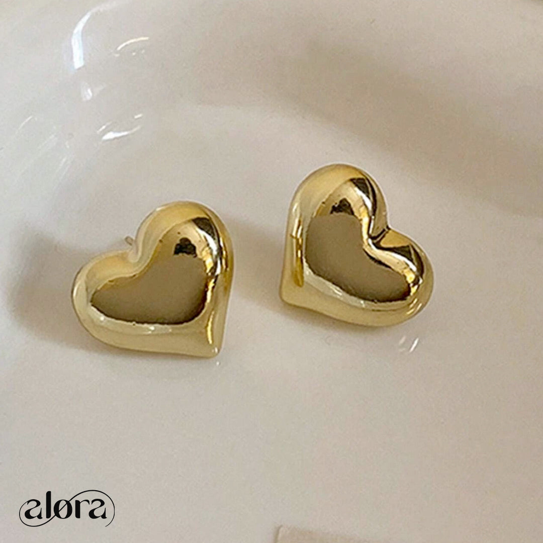 Heart Stud Earrings