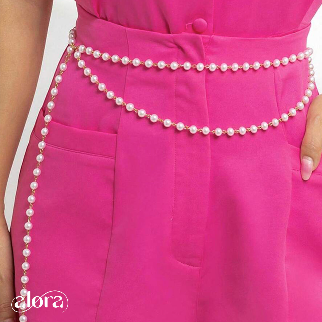 Pearl Double-layer Body Chain