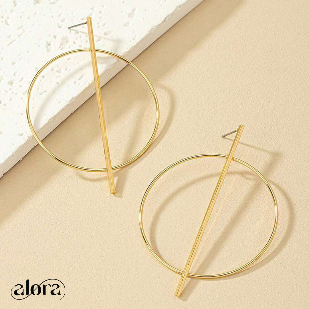 Exaggerated Geometric Earrings