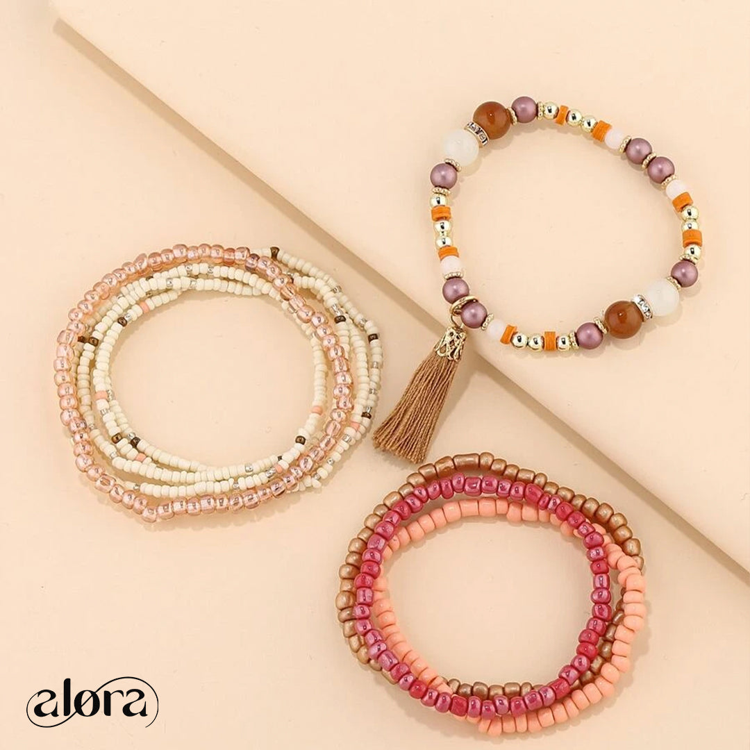 Tassel Bracelet Set (9pcs)