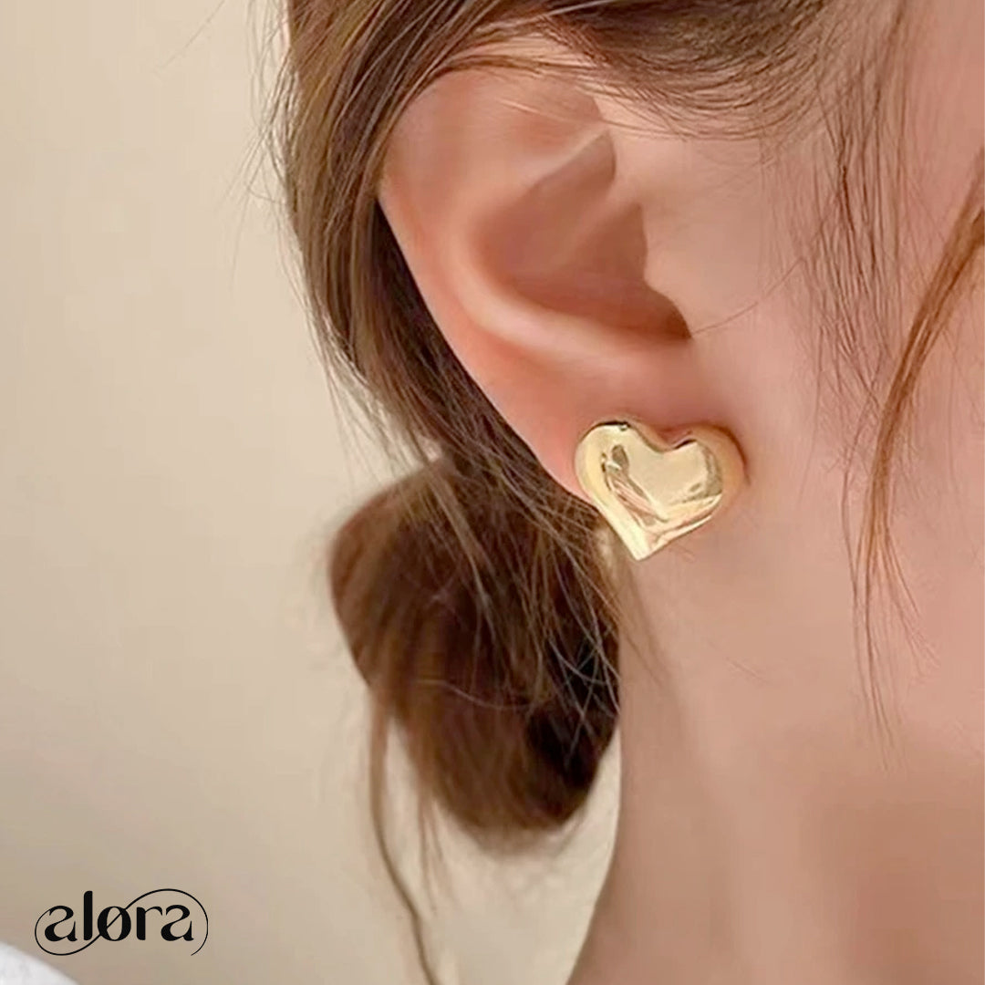 Heart Stud Earrings