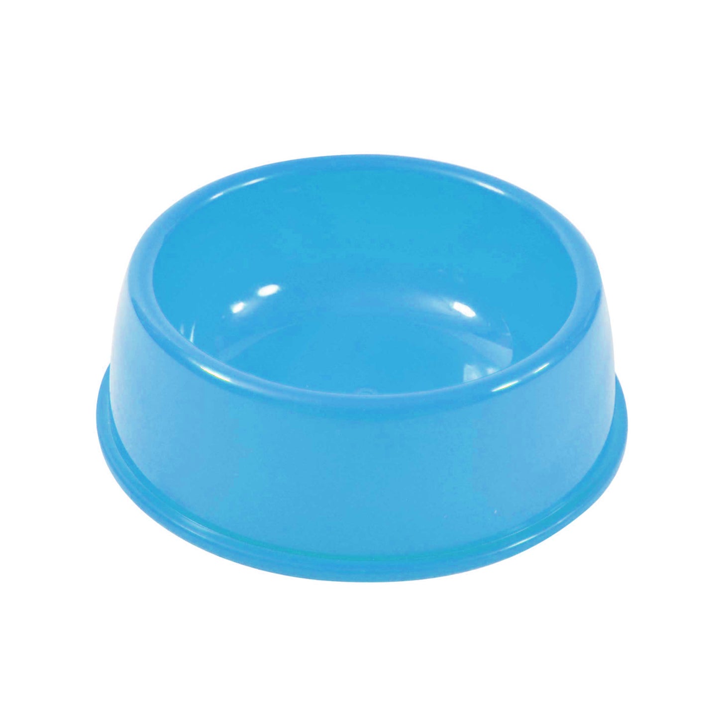 Dog Cat Food Bowl: Plastic Pet Food Bowl Blue