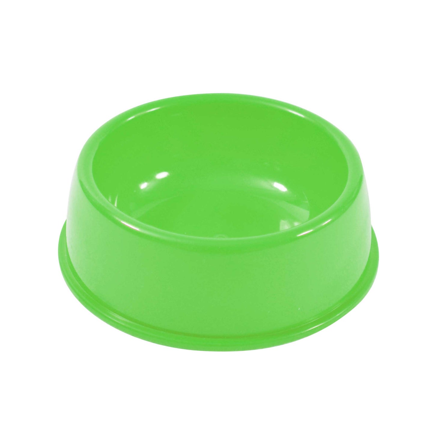 Dog Cat Food Bowl: Plastic Pet Food Bowl Green