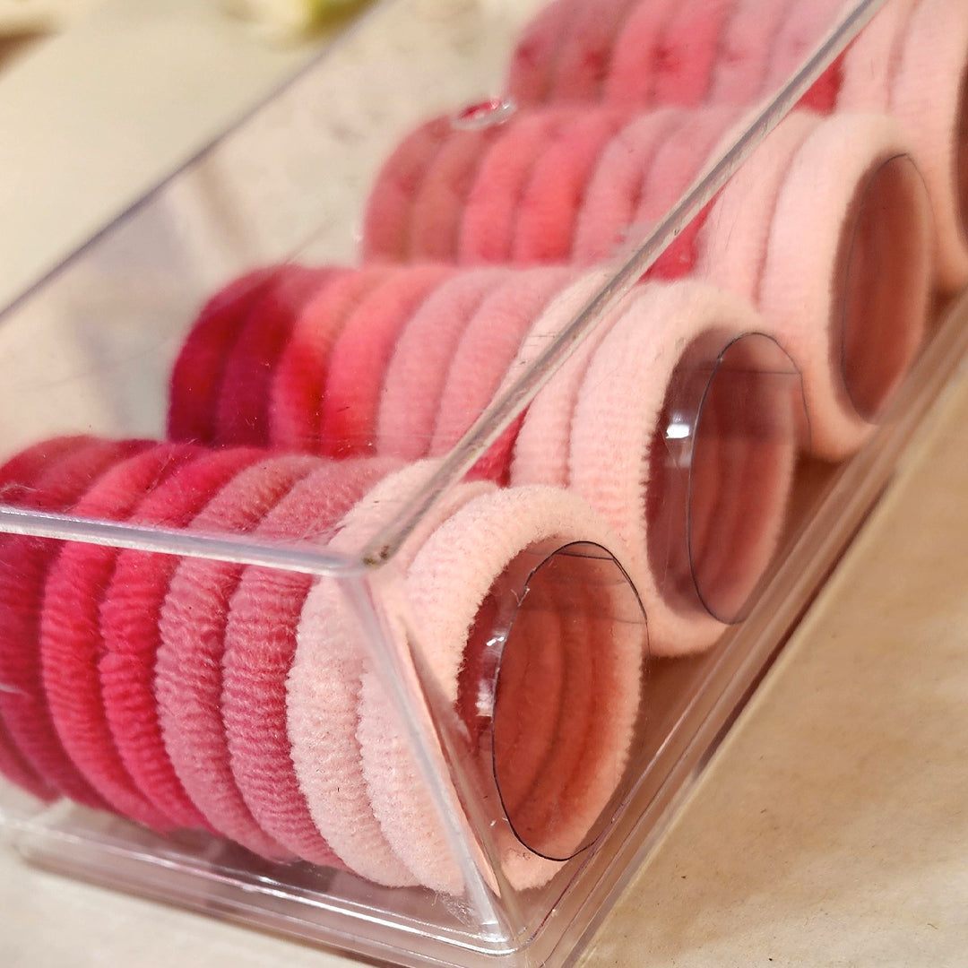 Pink Elastic Set
