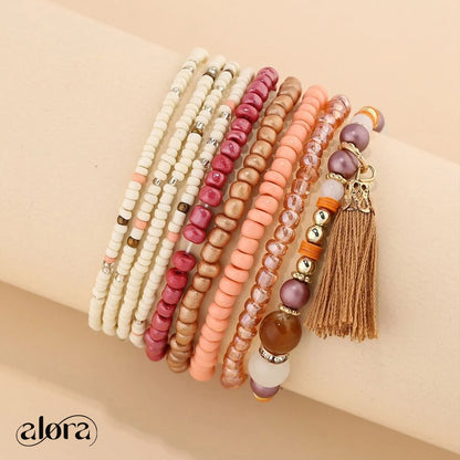Tassel Bracelet Set (9pcs)