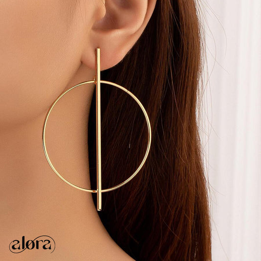 Exaggerated Geometric Earrings