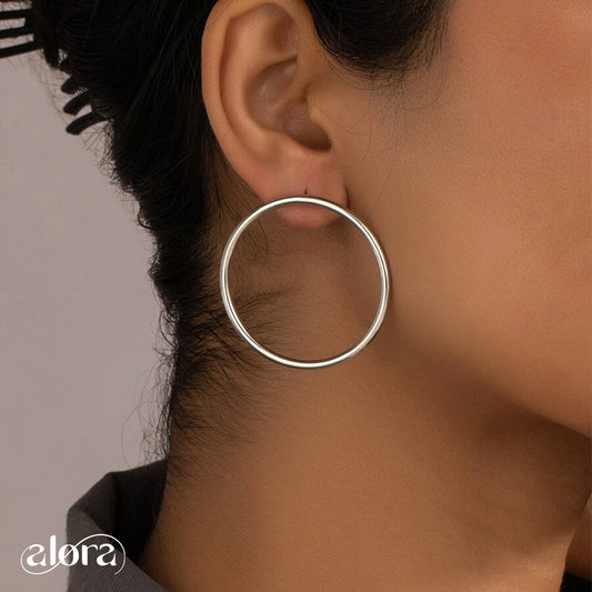 Circle Stud Earrings