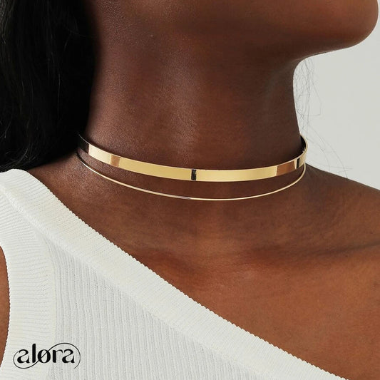 Layered Cuff Choker