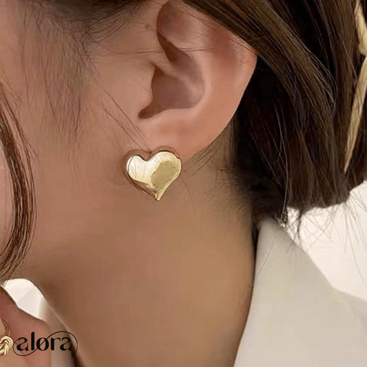 Heart Stud Earrings