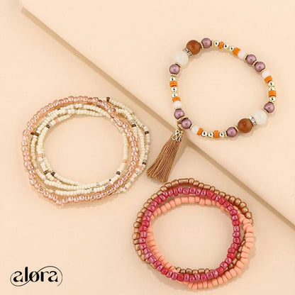Tassel Bracelet Set (9pcs)