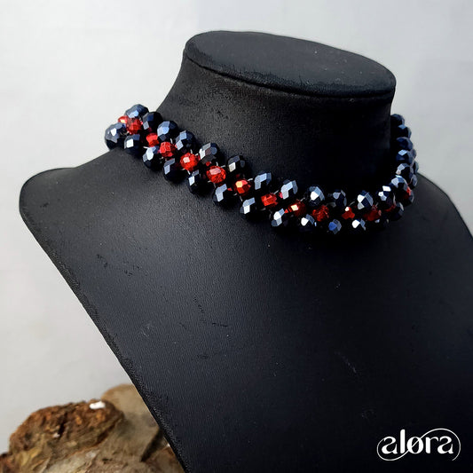 Black & Red Choker