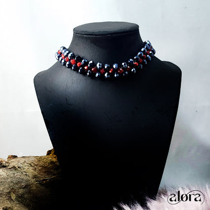 Black & Red Choker