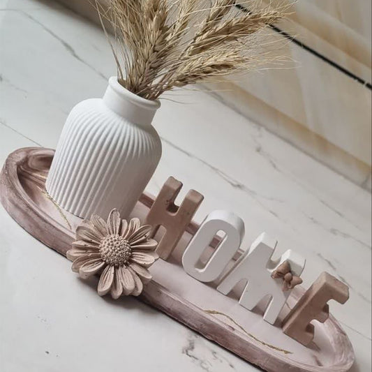 Home Vase & Tray
