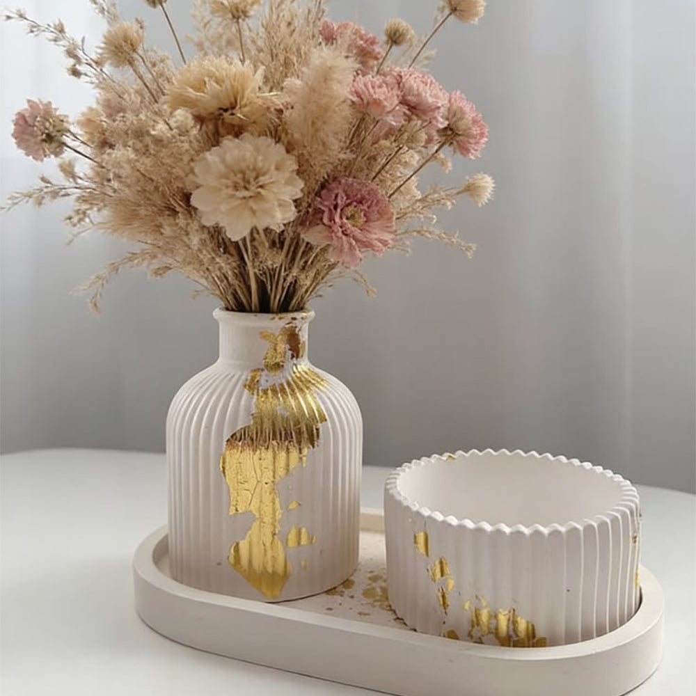 Tray & Vase
