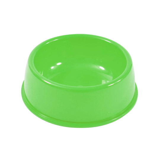 Dog Cat Food Bowl: Plastic Pet Food Bowl Green