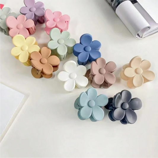 Colorful Flower Design Cute Hair Claws