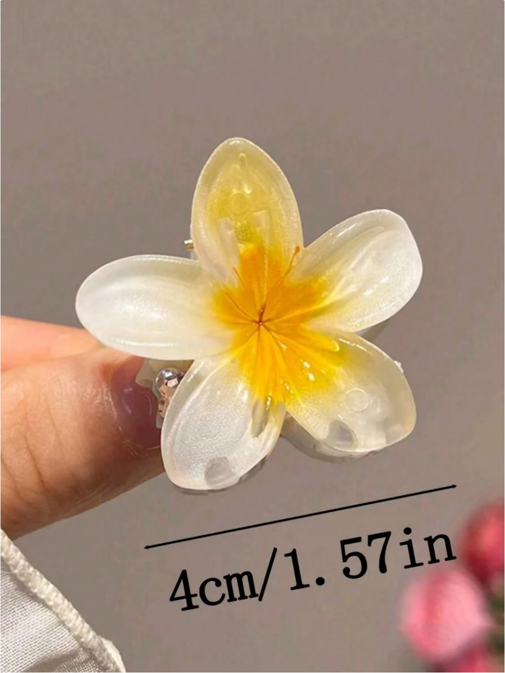 Amber Flower Shaped