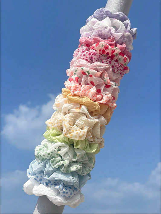 Chiffon Hair Scrunchies
